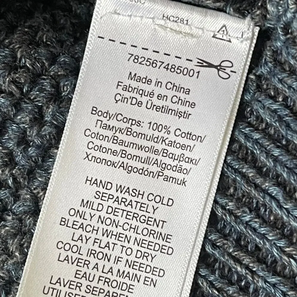 RRL Ralph Lauren Shawl Collar Cardigan - Thunderbird Eagle Graphic - Blue - Sz L